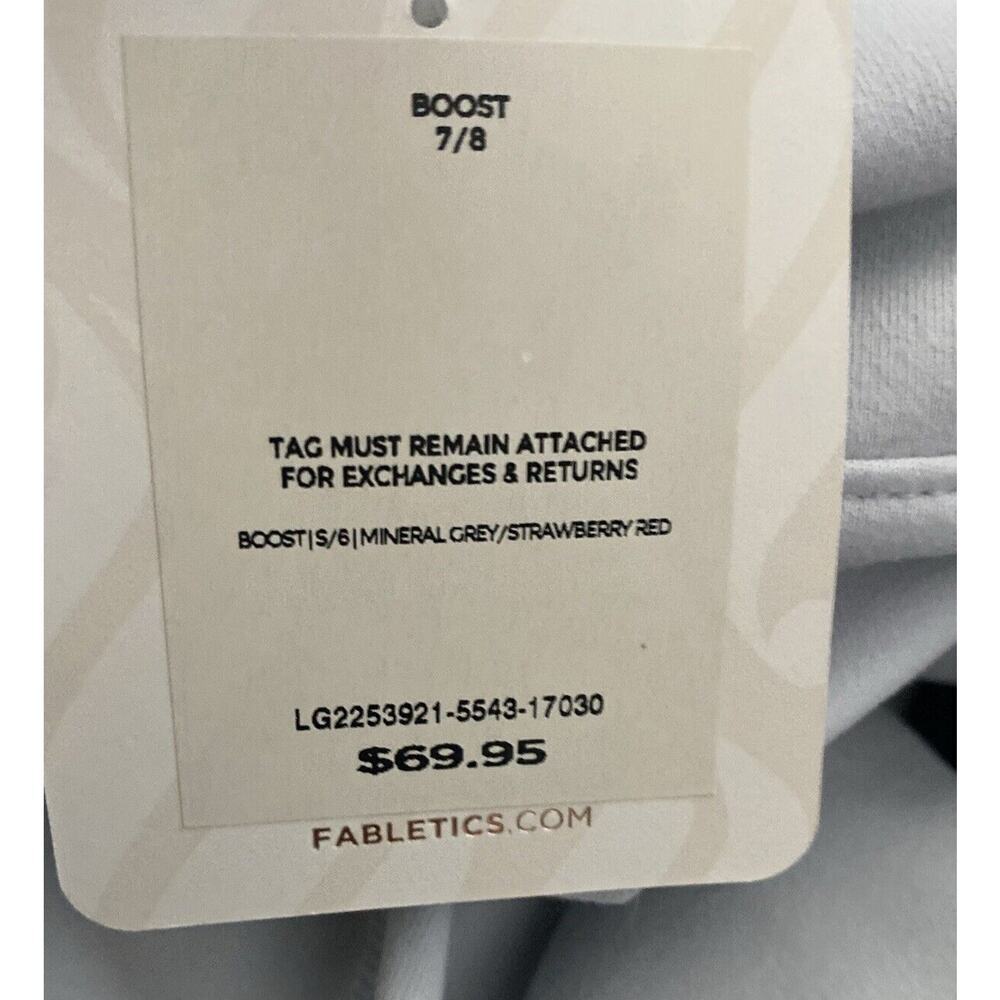 Fabletics Small Gray/red Athletic Leggings - Picture 5 of 6